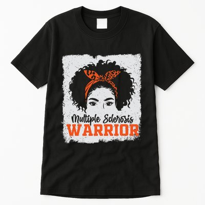 Ms Multiple Sclerosis Awareness Orange Ribbon Tall T-Shirt