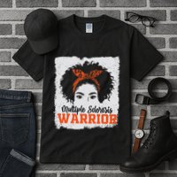 Ms Multiple Sclerosis Awareness Orange Ribbon Tall T-Shirt