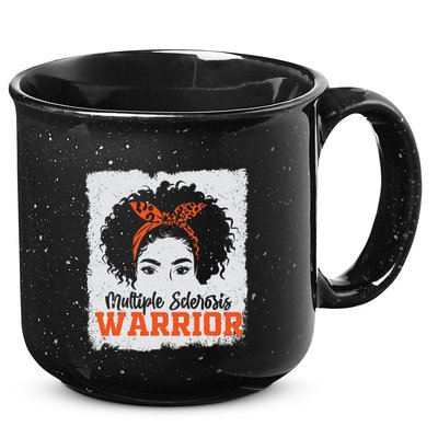 Ms Multiple Sclerosis Awareness Orange Ribbon 15oz Campfire Ceramic Mug