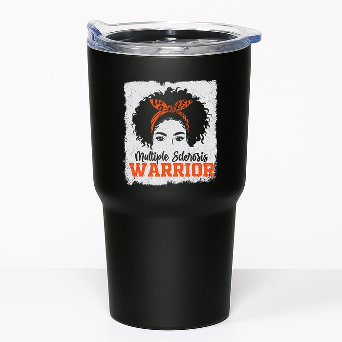 Ms Multiple Sclerosis Awareness Orange Ribbon Tumbler
