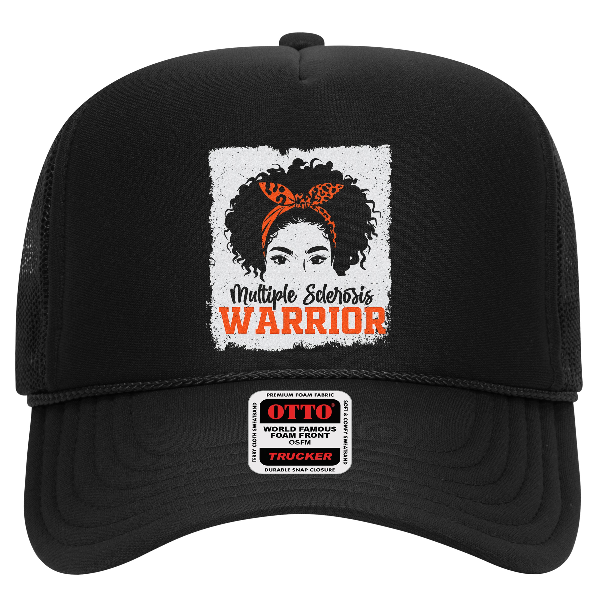 Ms Multiple Sclerosis Awareness Orange Ribbon Hat