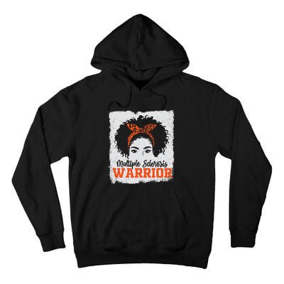 Ms Multiple Sclerosis Awareness Orange Ribbon Tall Hoodie