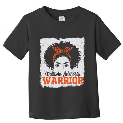 Ms Multiple Sclerosis Awareness Orange Ribbon Toddler T-Shirt