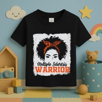 Ms Multiple Sclerosis Awareness Orange Ribbon Toddler T-Shirt