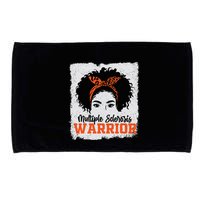 Ms Multiple Sclerosis Awareness Orange Ribbon Microfiber Hand Towel