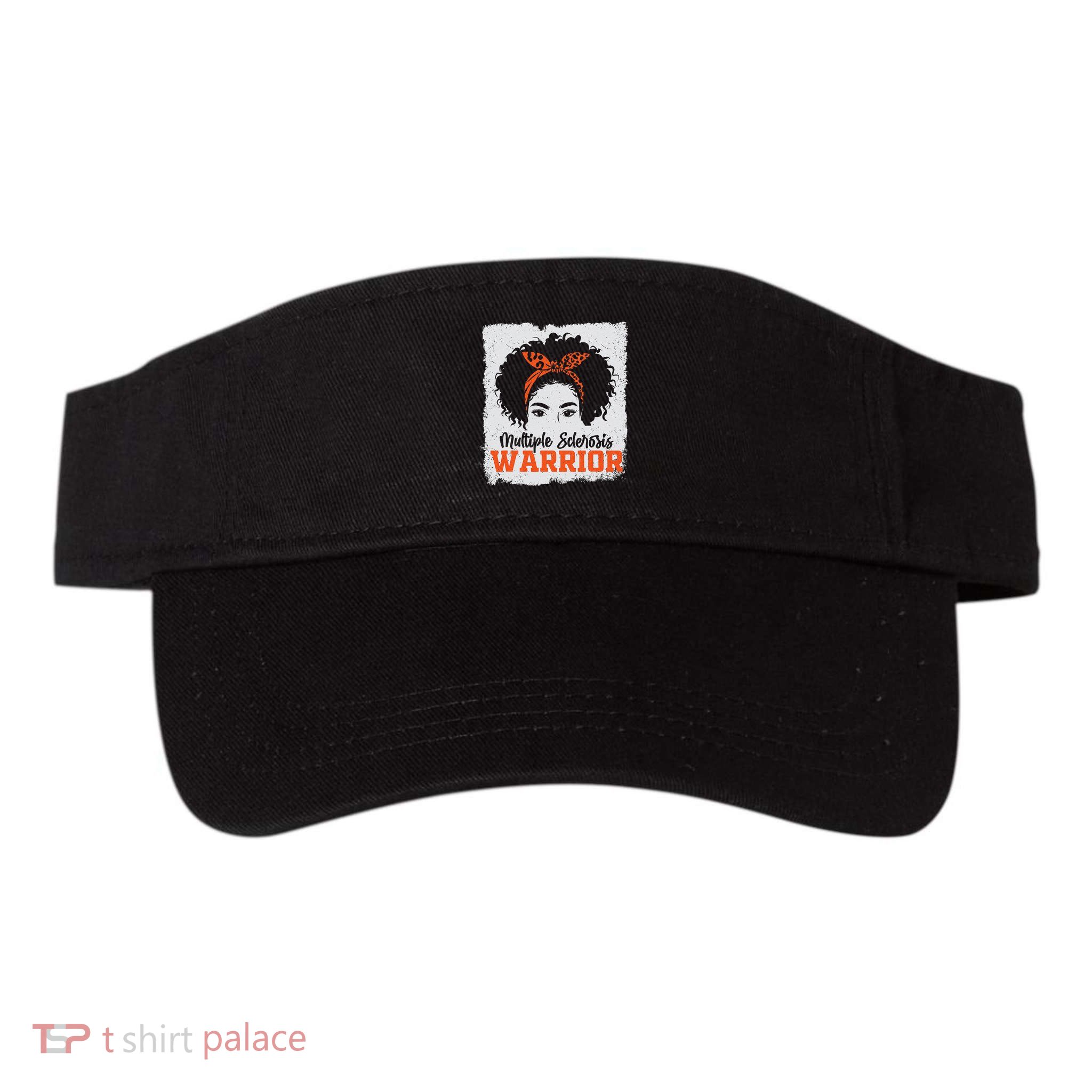Ms Multiple Sclerosis Awareness Orange Ribbon Visor