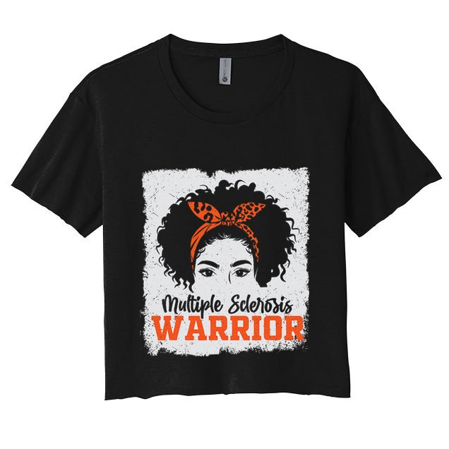 Ms Multiple Sclerosis Awareness Orange Ribbon Crop Top