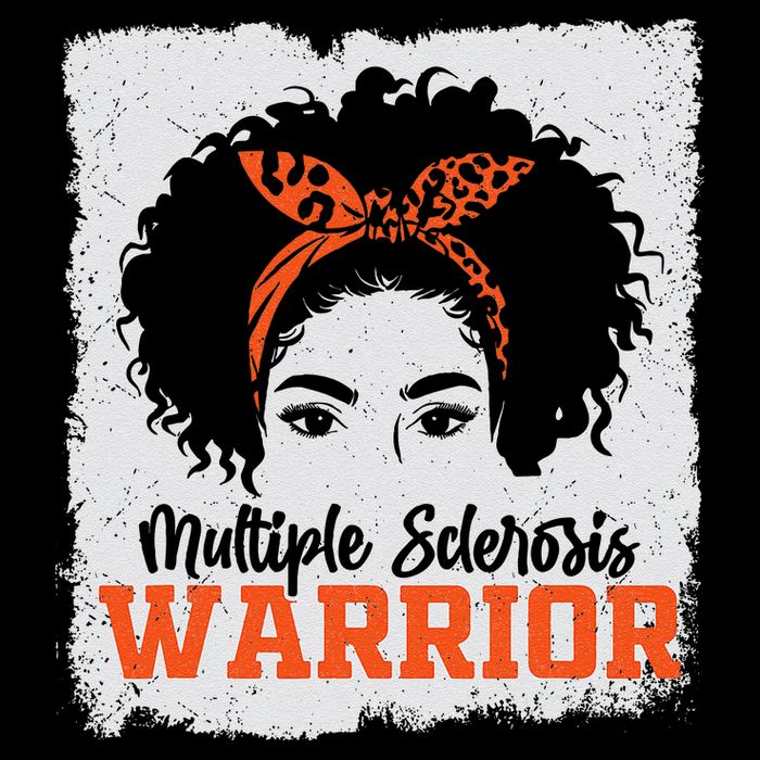 Ms Multiple Sclerosis Awareness Orange Ribbon Cropped Pullover Crew