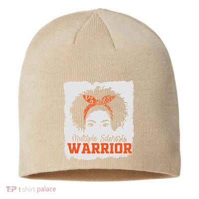 Ms Multiple Sclerosis Awareness Orange Ribbon Sustainable Beanie