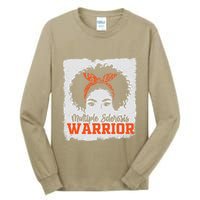 Ms Multiple Sclerosis Awareness Orange Ribbon Tall Long Sleeve T-Shirt