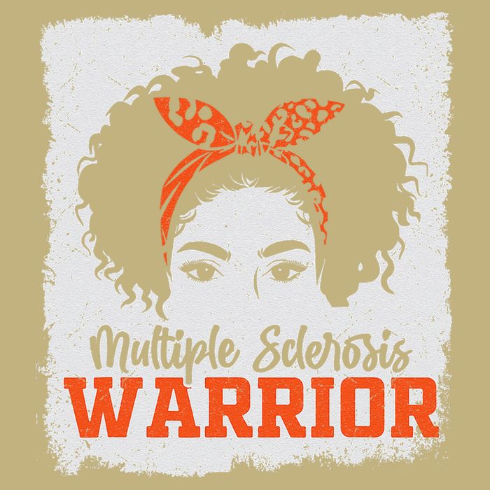 Ms Multiple Sclerosis Awareness Orange Ribbon Tall Long Sleeve T-Shirt