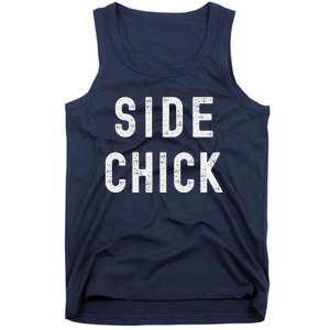 Main Man Side Chick Couples Thanksgiving Christmas Matching Tank Top