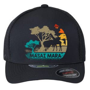 Masai Mara Safari National Reserve Kenya Serengeti Wildlife Flexfit Unipanel Trucker Cap