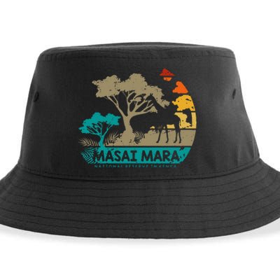 Masai Mara Safari National Reserve Kenya Serengeti Wildlife Sustainable Bucket Hat