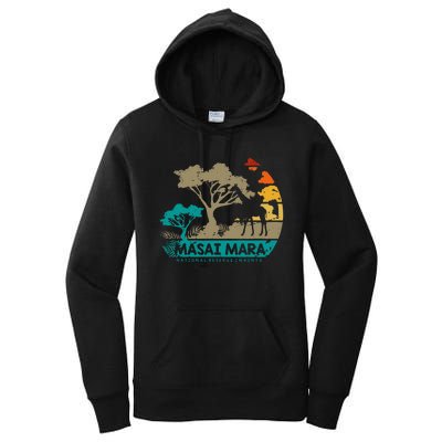 Masai Mara Safari National Reserve Kenya Serengeti Wildlife Women's Pullover Hoodie