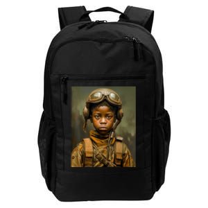 Military Minded Street Soldier Urban Warrior Black Boy Daily Commute Backpack