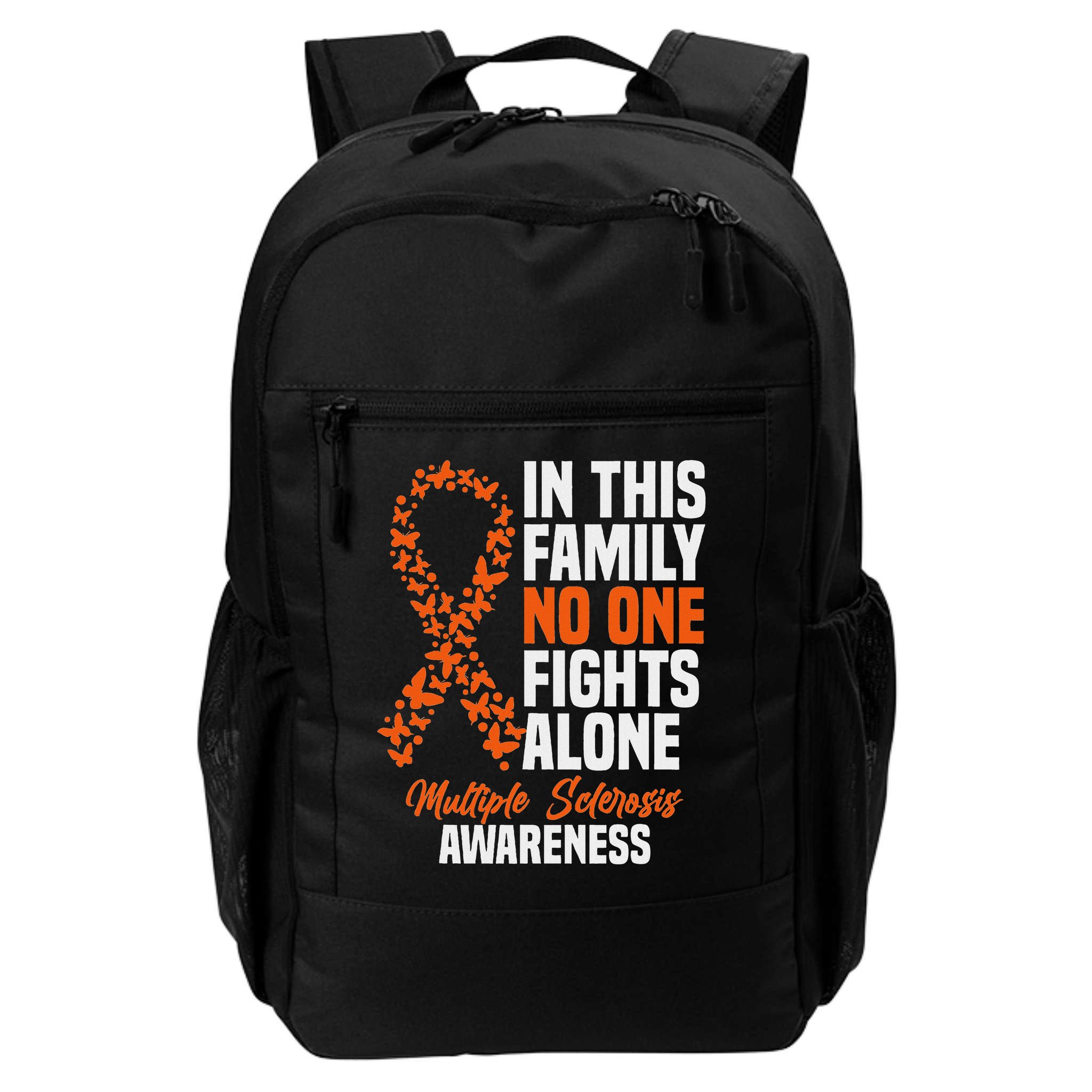 Ms Multiple Sclerosis Awareness Orange Ribbon Gift Backpack