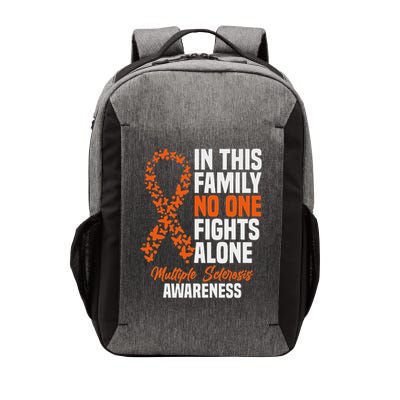 Ms Multiple Sclerosis Awareness Orange Ribbon Gift Vector Backpack