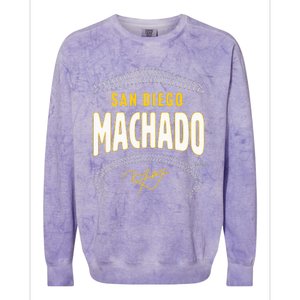 Manny Machado San Diego Name & Number Colorblast Crewneck Sweatshirt