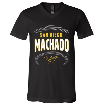 Manny Machado San Diego Name & Number V-Neck T-Shirt