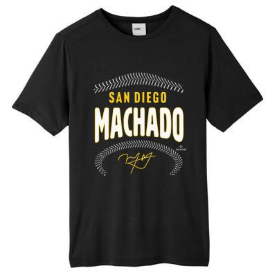 Manny Machado San Diego Name & Number Tall Fusion ChromaSoft Performance T-Shirt