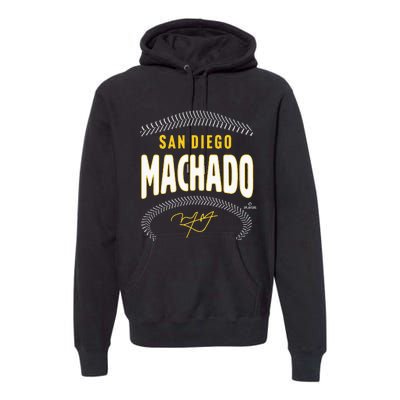 Manny Machado San Diego Name & Number Premium Hoodie