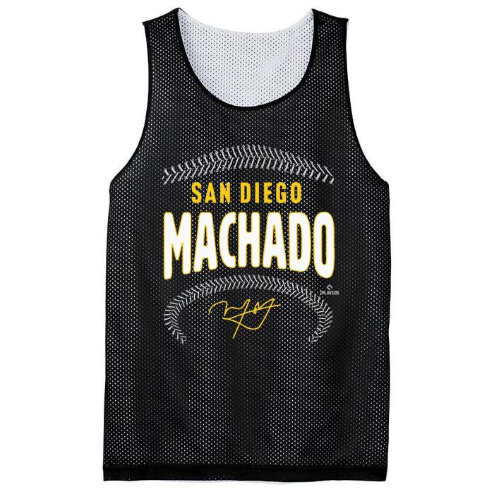 Manny Machado San Diego Name & Number Mesh Reversible Basketball Jersey Tank