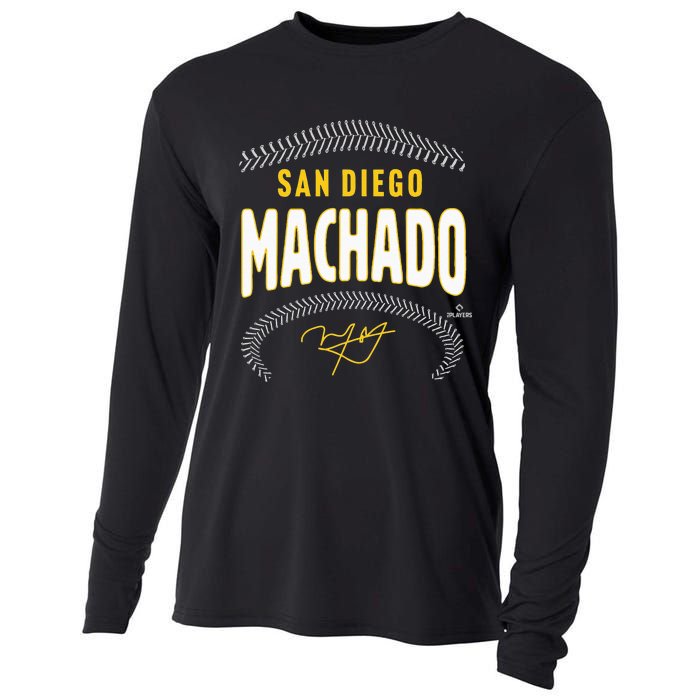 Manny Machado San Diego Name & Number Cooling Performance Long Sleeve Crew