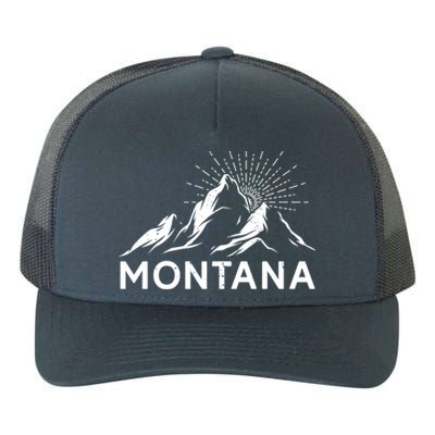 Montana Mountaineer Summit Climb Hiking Mountain Fan Gift Yupoong Adult 5-Panel Trucker Hat