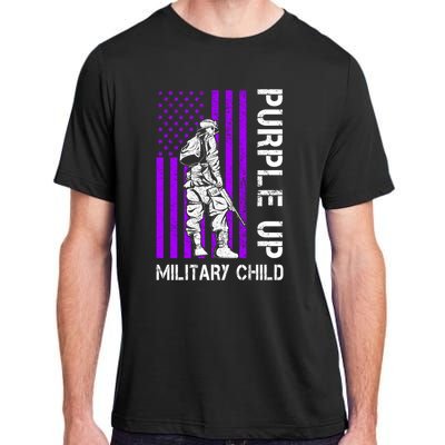 Military Month Soldier Purple Up Funny Gift Adult ChromaSoft Performance T-Shirt