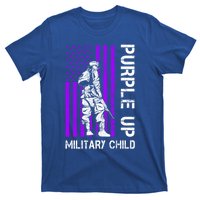 Military Month Soldier Purple Up Funny Gift T-Shirt