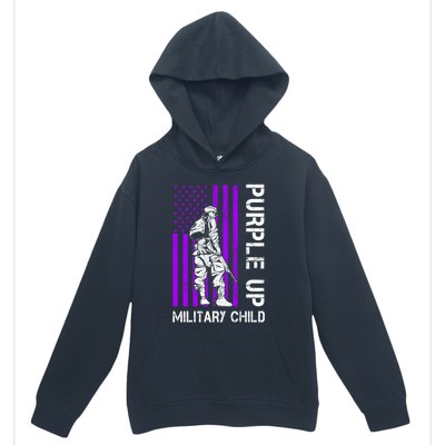 Military Month Soldier Purple Up Funny Gift Urban Pullover Hoodie