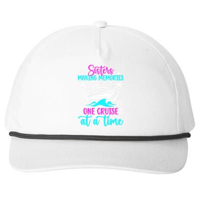 Making Memories Sisters Cruise Trip 2024 Sisters Vacation Snapback Five-Panel Rope Hat