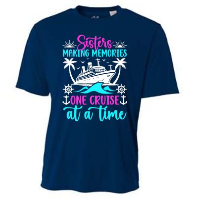 Making Memories Sisters Cruise Trip 2024 Sisters Vacation Cooling Performance Crew T-Shirt