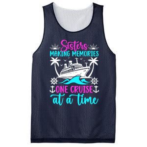 Making Memories Sisters Cruise Trip 2024 Sisters Vacation Mesh Reversible Basketball Jersey Tank