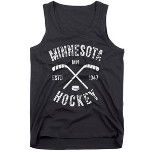 Minnesota Mn Sport Lover The State Of Hockey Retro Hockey Tank Top