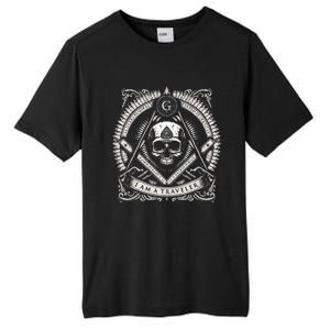 Master Mason Skull Square And Compass Freemason Masonic Tall Fusion ChromaSoft Performance T-Shirt