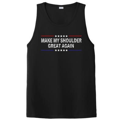 Make My Shoulder Great Again Surgery Injury Recovery PosiCharge Competitor Tank