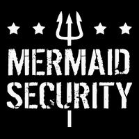 Merman Mermaid Security Funny Swimming Stripe Pom Pom Beanie