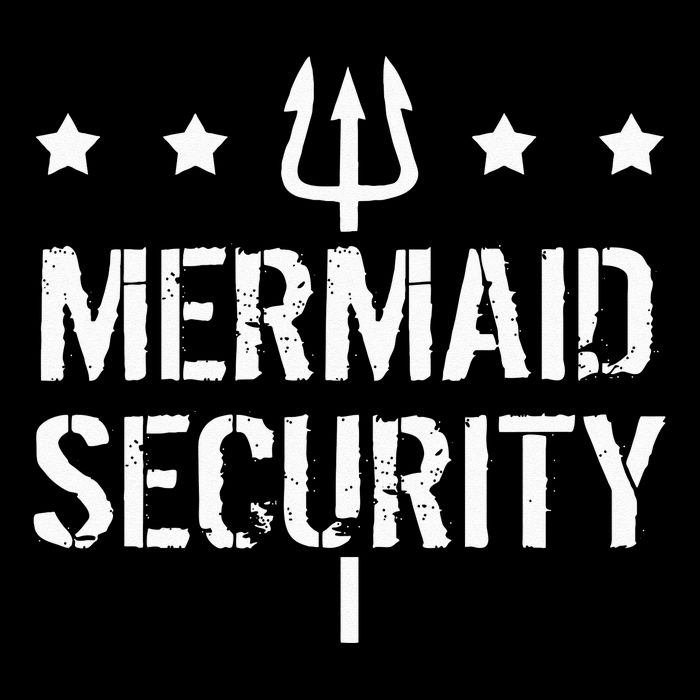 Merman Mermaid Security Funny Swimming Stripe Pom Pom Beanie