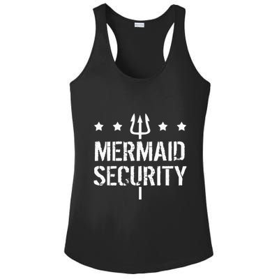 Merman Mermaid Security Funny Swimming Ladies PosiCharge Competitor Racerback Tank