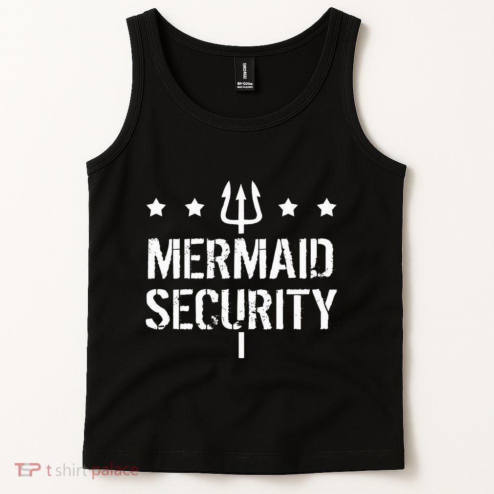 Merman Mermaid Security Funny Swimming Tank Top