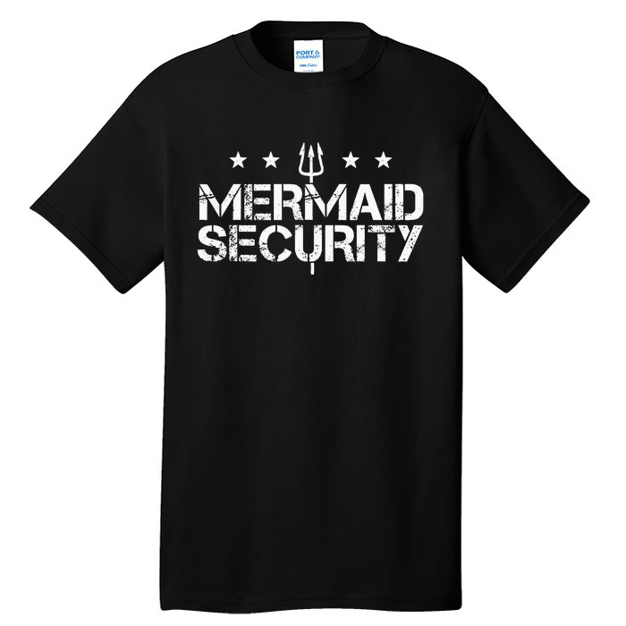 Merman Mermaid Security Gift for Swimming Tall T-Shirt