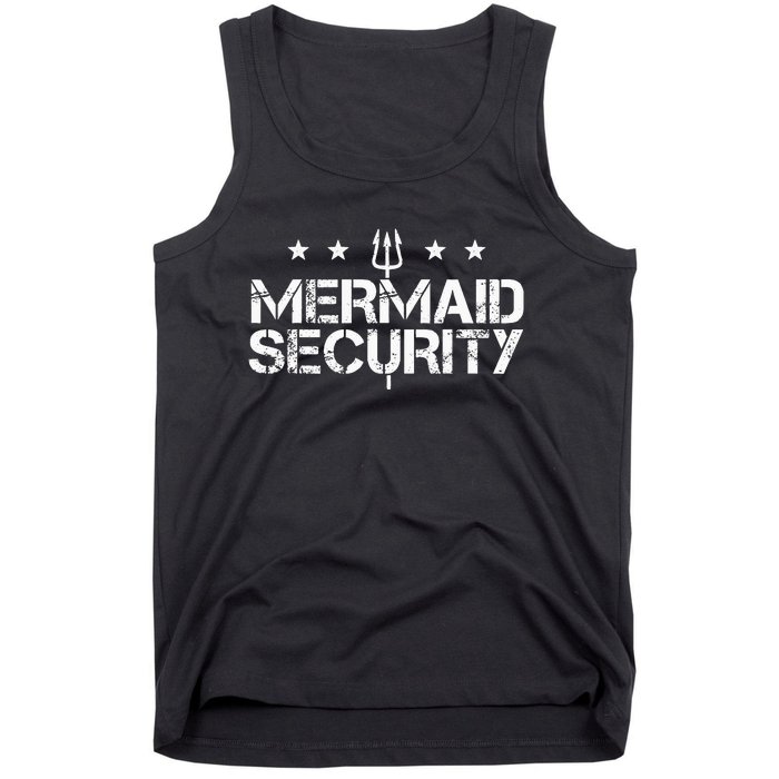 Merman Mermaid Security Gift for Swimming Tank Top