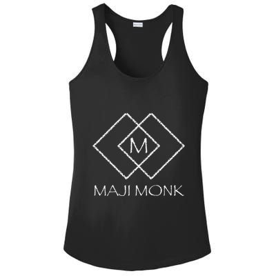 Maji Monk Symbol Spiritual Design Ladies PosiCharge Competitor Racerback Tank