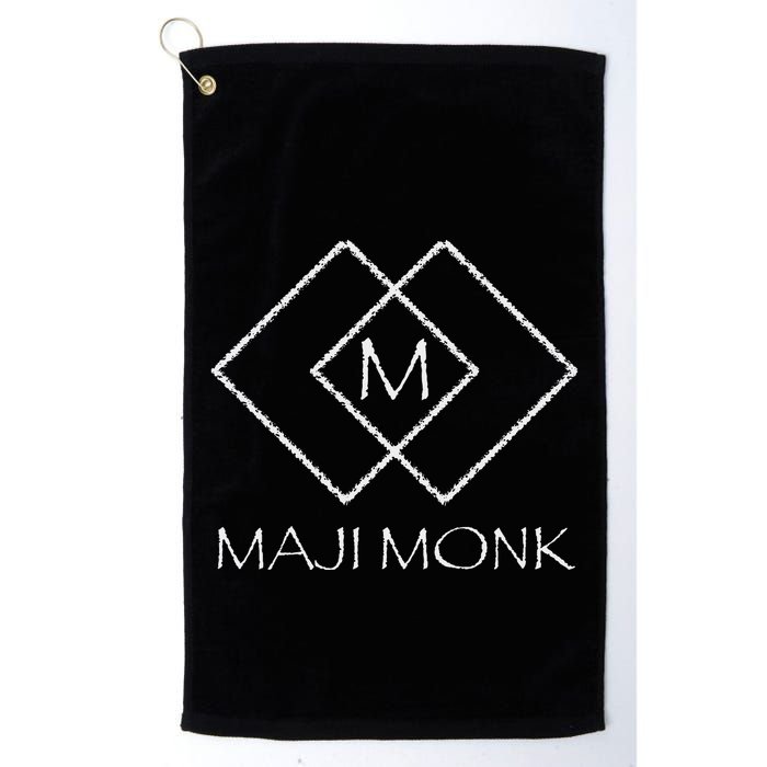 Maji Monk Symbol Spiritual Design Golf Towel