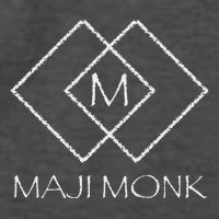 Maji Monk Symbol Spiritual Design Vector Backpack