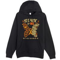 MS Multiple Sclerosis Premium Pullover Hoodie