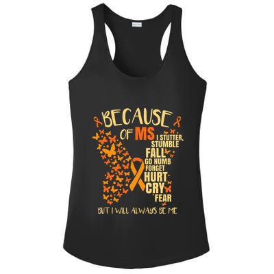 MS Multiple Sclerosis Ladies PosiCharge Competitor Racerback Tank