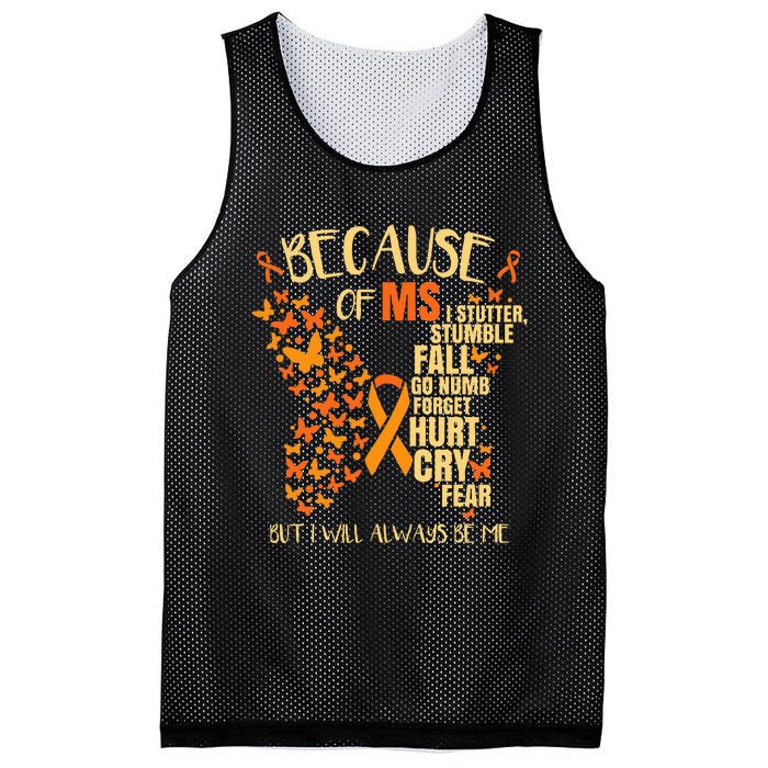 MS Multiple Sclerosis Mesh Reversible Basketball Jersey Tank